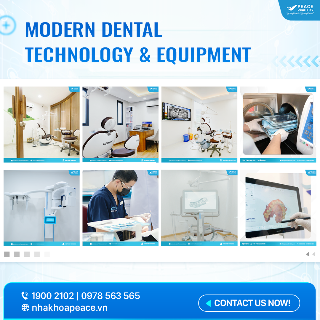 trang thiết bị peace dentistry